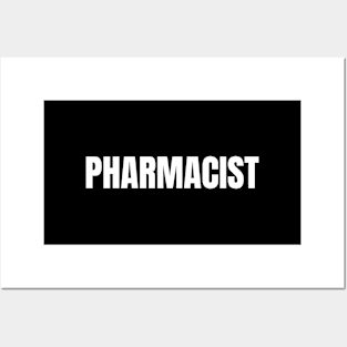 Pharmacist Word - Simple Bold Text Posters and Art